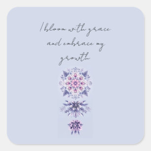 Bloeiende Serenity Mandala Sticker