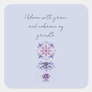 Bloeiende Serenity Mandala Sticker