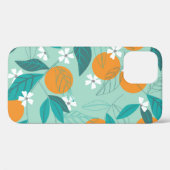 Bloeiende sinaasappels, bladeren, kunst. Case-Mate iPhone case (Achterkant (horizontaal))