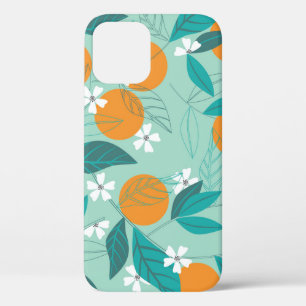 Bloeiende sinaasappels, bladeren, kunst. Case-Mate iPhone case