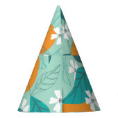 Bloeiende sinaasappels, bladeren,  kunst. feesthoedjes (Achterkant)