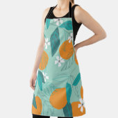 Bloeiende sinaasappels, bladeren,  kunst. schort (Insitu)