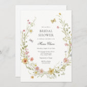 Bloeiende Spring Floral Vrijgezellenfeest Kaart (Voorkant / Achterkant)