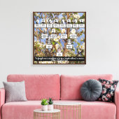 Bloeiende stamboom Vier generaties Canvas Art (Insitu (Woonkamer))