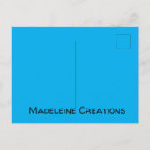 Bloeiende stromen en Violet Briefkaart (Achterkant)