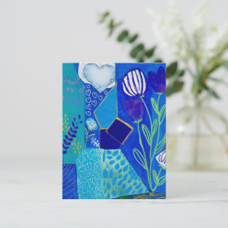 Bloeiende stromen en Violet Briefkaart
