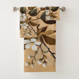 Bloeiende tak 10 badhanddoeken bad handdoek