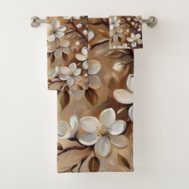 Bloeiende tak 11 badhanddoeken bad handdoek