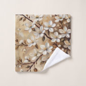 Bloeiende tak 11 badhanddoeken bad handdoek (Wasdoekje)