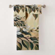 Bloeiende tak 12 badhanddoeken