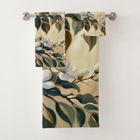 Bloeiende tak 12 badhanddoeken bad handdoek (Insitu)