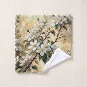Bloeiende tak 12 badhanddoeken bad handdoek (Wasdoekje)