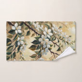 Bloeiende tak 12 badhanddoeken bad handdoek (Handdoek)