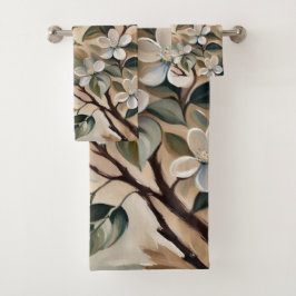 Bloeiende tak 13 badhanddoeken bad handdoek