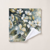 Bloeiende tak 4 badhanddoeken bad handdoek (Wasdoekje)