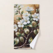 Bloeiende tak 5 badhanddoeken bad handdoek (Handdoek)