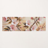 Bloeiende tak badhanddoeken yogamat (Achterkant (horizontaal))