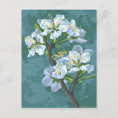 Bloeiende tak van de appelboom briefkaart (Voorkant)