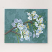 Bloeiende tak van de appelboom legpuzzel (Horizontaal)
