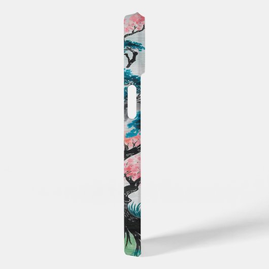 Bloeiende takken en mistige pieken Case-Mate iPhone case (Achterkant / Rechts)