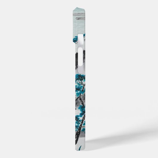 Bloeiende takken en mistige pieken Case-Mate iPhone case (Achterkant / Links)