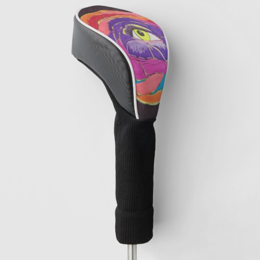 bloeiende topkwaliteit golfheadcover (Schuin)