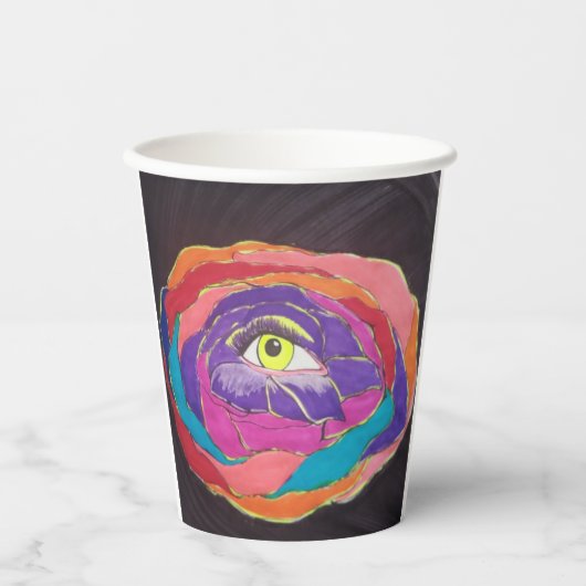 bloeiende topkwaliteit papieren bekers (Voorkant)