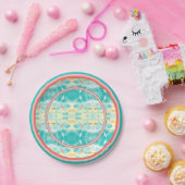 Bloeiende trouwdag in papieren bordje (Feest)