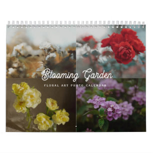 Bloeiende Tuin Bloemen Foto Kalender