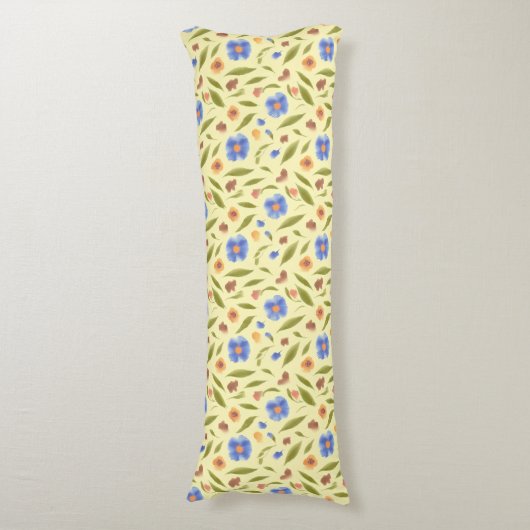 Bloeiende Tuin Body Pillow Lichaamskussen (Voorkant Verticaal)