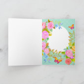 Bloeiende tuin dank u feestdagen kaart (Binnen)