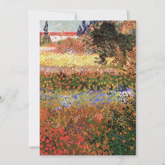 Bloeiende tuin door Vincent van Gogh (Voorkant)