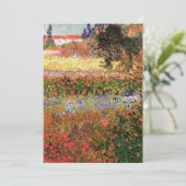 Bloeiende tuin door Vincent van Gogh (Staand voorkant)