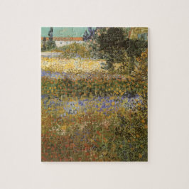 Bloeiende tuin door Vincent van Gogh Legpuzzel