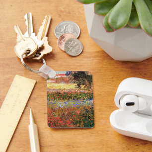 Bloeiende tuin door Vincent van Gogh Sleutelhanger