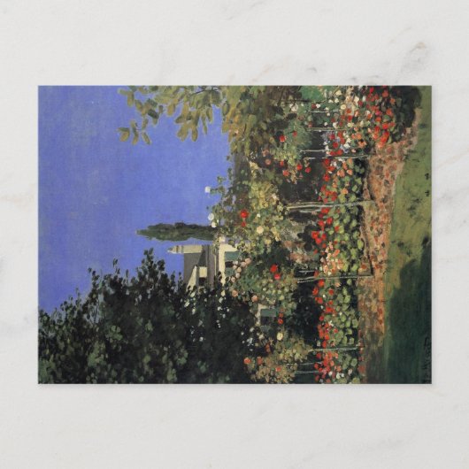 Bloeiende tuin in Sainte Adresse - Claude Monet Briefkaart (Voorkant)