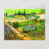 Bloeiende Tuin met Path Van Gogh Fine Art. Briefkaart (Voorkant)