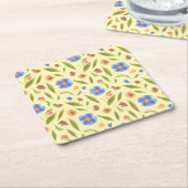 Bloeiende tuin papier Onderzetter (Schuin)