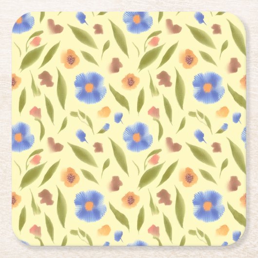 Bloeiende tuin papier Onderzetter (Voorkant)