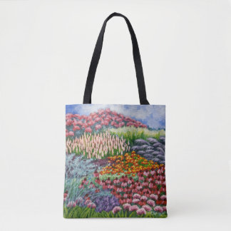 Bloeiende Tuin/Tuin in augustus Kunstwerk/Schilder Tote Bag