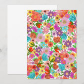 Bloeiende Tuin Van Vreugde Kaart (Voorkant / Achterkant)
