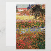Bloeiende tuin, Vincent van Gogh Briefpapier (Voorkant / Achterkant)