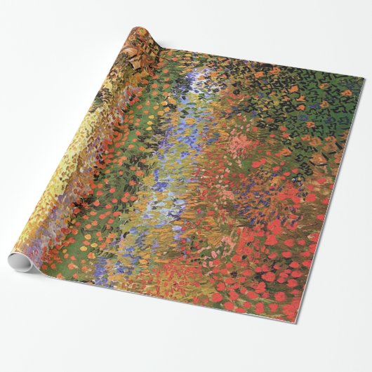 Bloeiende tuin, Vincent van Gogh. Cadeaupapier (Uitgerold)