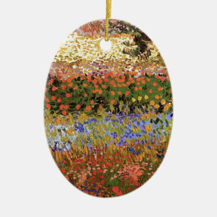 Bloeiende tuin, Vincent van Gogh. Keramisch Ornament