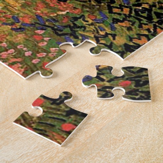 Bloeiende tuin, Vincent van Gogh. Legpuzzel (Zijkant)