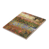 Bloeiende tuin, Vincent van Gogh. Tegeltje (Zijkant)