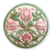 Bloeiende Tulp Harmonie Keramische Knob Pull Keramische Knop (Voorkant)