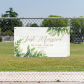 Bloeiende varens net getrouwd auto banner (Insitu)