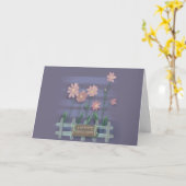 Bloeiende Verjaardag Kaart (Gele Bloem)