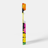 Bloeiende Vibes: stijlvolle bloemenprint mobiel Ho iPhone Hoesje (Linkerkant)